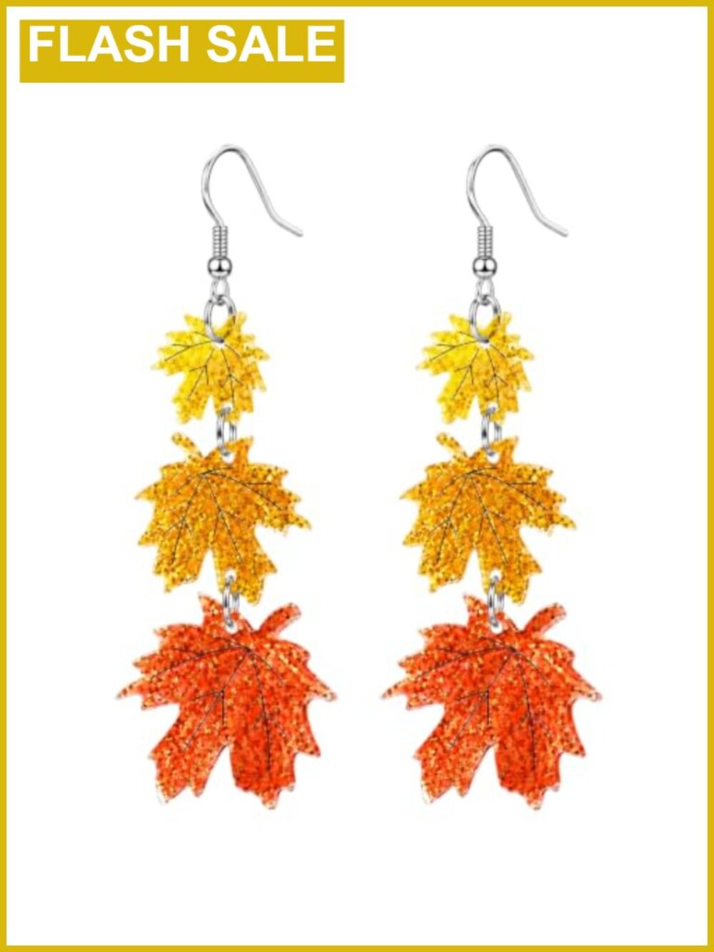 Thanksgiving Turkey Dangle Earrings Acrylic Fall Holiday Jewelry